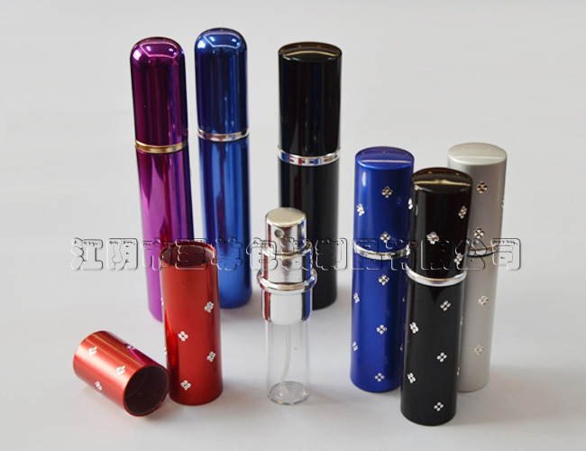 鉆點切線鋁制香水管